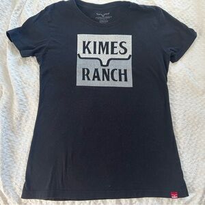 Kimes Ranch Black Logo Tee - M